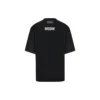 Balenciaga herre-T-shirt, mellemlang, rund hals, korte ærmer, sort 641614TJVG81000