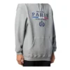 Balenciaga-herrejakke med brystlogo, Crown Grey 570811TGV681300
