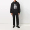Balenciaga-herresko med alfabetprint, casual, sort 641679TJV931070