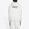 Balenciaga herresko med broderet alfabetmønster i hvid 600583TKVI99084