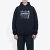 Balenciaga herresko med portrætlogo, sort 620973TIVA21000