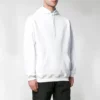 Balenciaga-herretrøje med logo på ryggen, hvid, 556143TAV379000