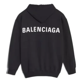 Balenciaga-herretrøje med stort logo-tryk, sort, 556143TAV371000 Balenciaga-herretrøje med stort logo-tryk, sort, 556143TAV371000
