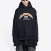 Balenciaga-hettetrøje i bred pasform “Black” 674986TLVJ21074