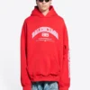 Balenciaga-hettetrøje i bred pasform “Red” 674986TLVJ26441