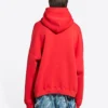 Balenciaga-hettetrøje i bred pasform “Red” 674986TLVJ26441