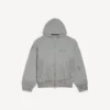 Balenciaga-hettetrøje til mænd med lynlås og almindelig pasform i Balenciaga-grå Balenciaga-hettetrøje til mænd med lynlås og almindelig pasform i Balenciaga-grå