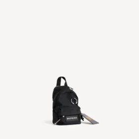 Balenciaga i PUBG i PUBGM Explorer Micro rygsæk-charm/nøglering til mænd i sort
