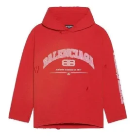 Balenciaga kort hættetrøje “Cardi Red” 670946-TLVJ3-6441