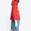 Balenciaga kort hættetrøje “Cardi Red” 670946-TLVJ3-6441