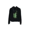 Balenciaga langærmet T-shirt med sort print til mænd, sort 556136TDV151000