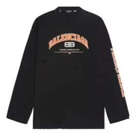 Balenciaga langærmet T-shirt “Sort” 681046TLVJ11074 Balenciaga langærmet T-shirt “Sort” 681046TLVJ11074