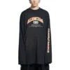 Balenciaga langærmet T-shirt “Sort” 681046TLVJ11074