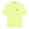 Balenciaga-logo-print, kortærmet, gul, til mænd 641675TJVF77110