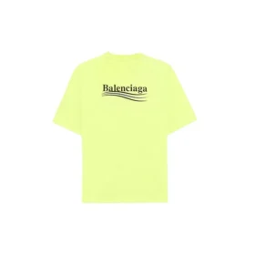Balenciaga-logo-print, kortærmet, gul, til mænd 641675TJVF77110 Balenciaga-logo-print, kortærmet, gul, til mænd 641675TJVF77110