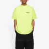 Balenciaga-logo-print, kortærmet, gul, til mænd 641675TJVF77110