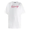 Balenciaga-logo-print, kortærmet, hvid, til mænd 583214TFV639783