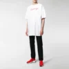 Balenciaga-logo-print, kortærmet, hvid, til mænd 583214TFV639783