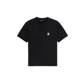 Balenciaga-logo-print, kortærmet, sort, til mænd 594579THV631000 Balenciaga-logo-print, kortærmet, sort, til mænd 594579THV631000