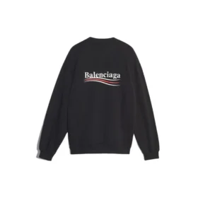 Balenciaga-logo-print, langærmet, sort, til mænd 556147TBV141000 Balenciaga-logo-print, langærmet, sort, til mænd 556147TBV141000