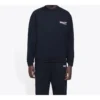 Balenciaga-logo-print, langærmet, sort, til mænd 556147TBV141000