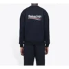 Balenciaga-logo-print, langærmet, sort, til mænd 556147TBV141000