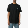 Balenciaga-logo-strik med korte ærmer til mænd, sort 556150TYK281000