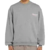 Balenciaga Micro Mark-pullover med alfabetmønster og rund hals til mænd, grå, 556147TBV141300