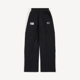 Balenciaga | NBA-samarbejde: Oversized joggingbukser til mænd i sort/hvid