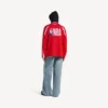Balenciaga | NBA-samarbejde: Oversized langærmet T-shirt til mænd i rød/flerfarvet