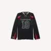 Balenciaga | NBA-samarbejde: Oversized langærmet T-shirt til mænd i sort/flerfarvet Balenciaga | NBA-samarbejde: Oversized langærmet T-shirt til mænd i sort/flerfarvet