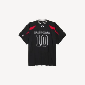 Balenciaga | NBA-samarbejds-oversize T-shirt til mænd i sort/flerfarvet Balenciaga | NBA-samarbejds-oversize T-shirt til mænd i sort/flerfarvet