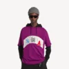 Balenciaga | NBA-samarbejds-T-shirt i oversize til mænd i violet