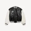 Balenciaga | NBA-samarbejds-varsityjakke i sort/hvid