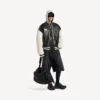 Balenciaga | NBA-samarbejds-varsityjakke i sort/hvid