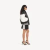Balenciaga | NBA-samarbejds-varsityjakke i sort/hvid
