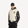 Balenciaga | NBA-samarbejds-varsityjakke til mænd i elfenben