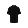 Balenciaga Oversize Logo-printet retro skuldertaske med korte ærmer til mænd, sort 620969TIVA11000