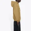 Balenciaga Paris Laurel Fleece-trøje med print til mænd, khaki 570811TIV259605