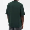 Balenciaga-pullover til mænd med alfabetmønster, rund hals og korte ærmer, grøn, 612966TIV543011