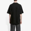Balenciaga Rammstein Germany Band Crossover kortærmet T-shirt til mænd, sort 651795TLV511000