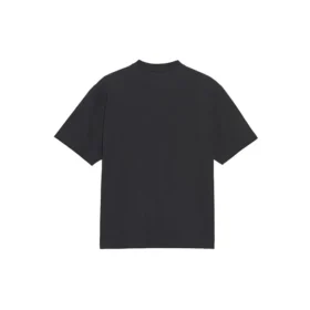 Balenciaga Retro Knit BB Paris-T-shirt til mænd med print, kortærmet, sort 594579TGV601000 Balenciaga Retro Knit BB Paris-T-shirt til mænd med print, kortærmet, sort 594579TGV601000