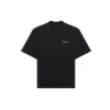 Balenciaga Retro Sports Logo-T-shirt til mænd med korte ærmer, sort, 641614TJVL41000