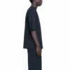 Balenciaga Retro Uniform Loose Design kortærmet T-shirt til mænd, sort 620969TIV791000