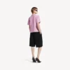 Balenciaga Sacra Cœur T-shirt til kvinder i medium pasform i gammelrosa