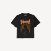 Balenciaga Sacra Cœur T-shirt til kvinder i medium pasform  i sort