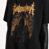 Balenciaga Sacra Cœur T-shirt til kvinder i medium pasform  i sort
