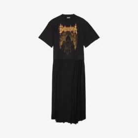 Balenciaga Sacra Cœur Train T-shirt til kvinder i sort