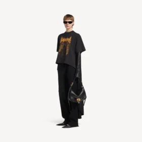 Balenciaga Sacra Cœur Train T-shirt til kvinder i sort
