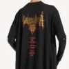 Balenciaga Sacra Cœur Train T-shirt til kvinder i sort Balenciaga Sacra Cœur Train T-shirt til kvinder i sort